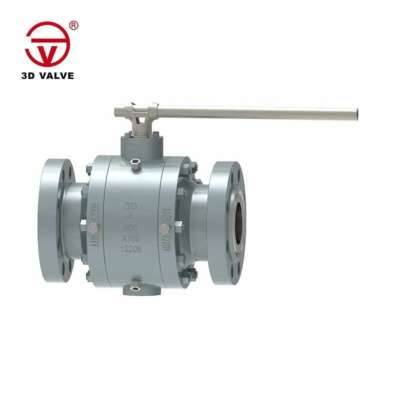 Comhla Liathróid Trunnion Cruach Froged Trí Phíosa