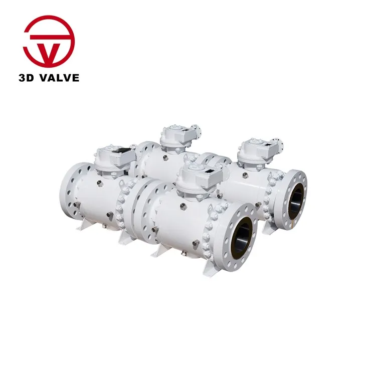 Comhla liathróid suite le trunnion suite miotail