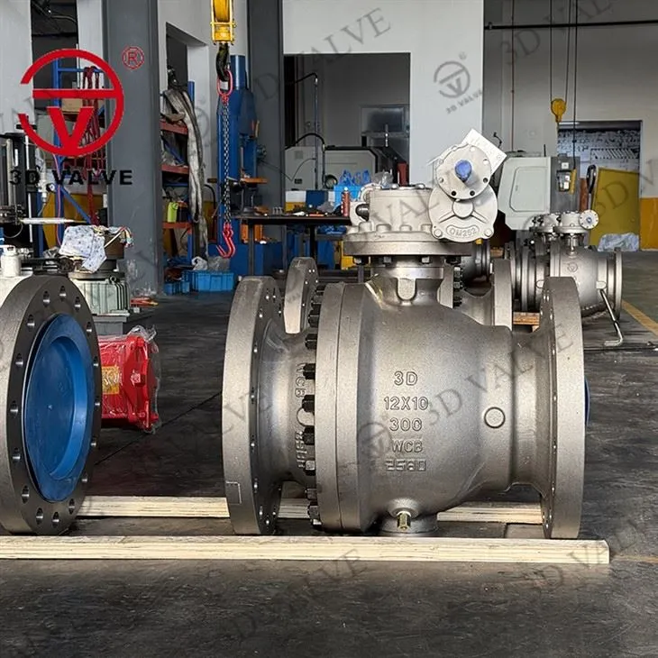 Comhla Liathróid Feistithe le Trunnion Bore Laghdaithe